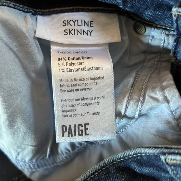 GUC Paige Skyline Skinny Jeans Size 28 - Picture 3 of 6
